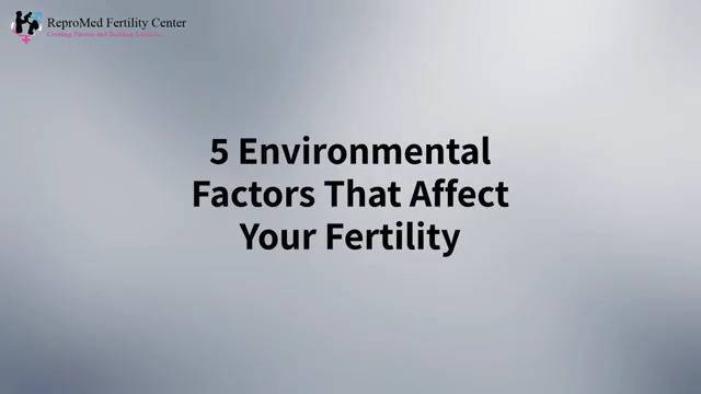 5 Environmental Factors That Affect Your Fertility